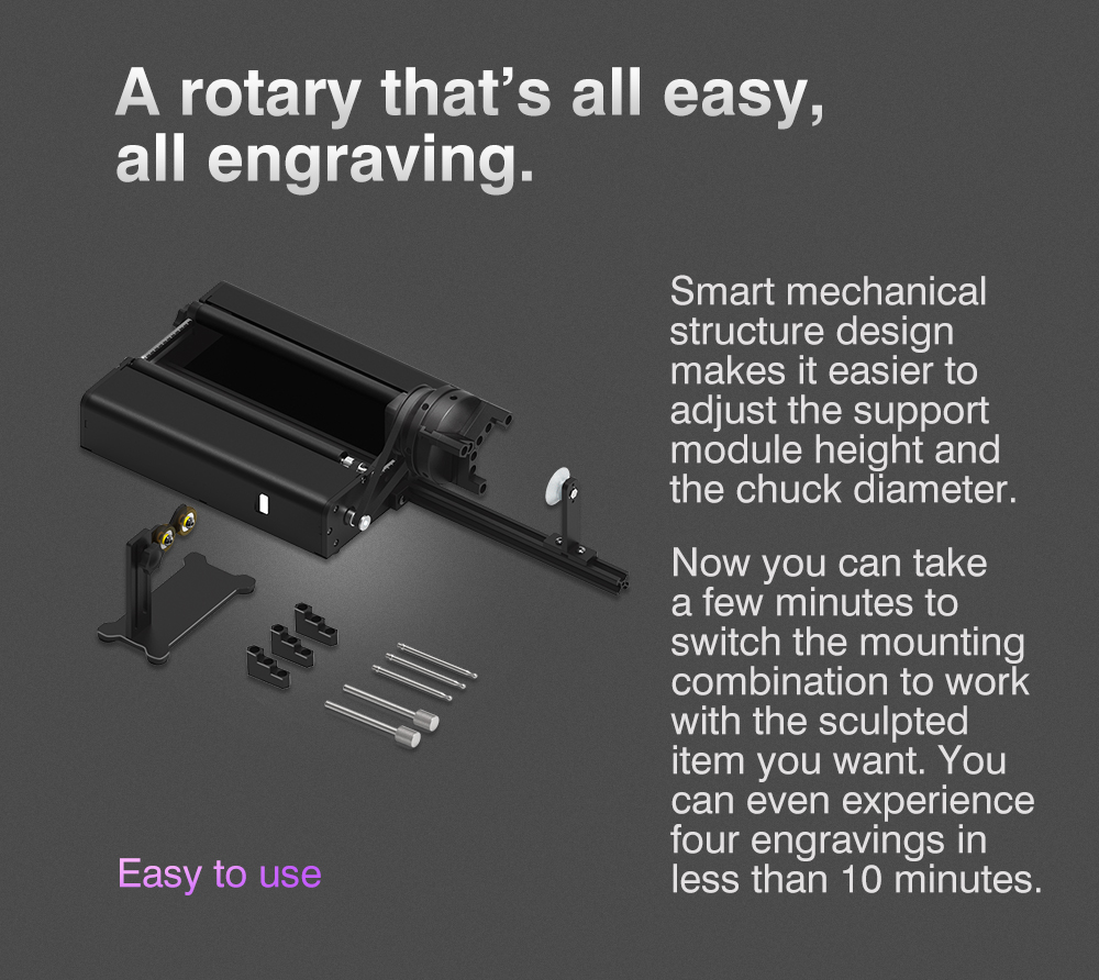 Geekcreit-Roller-Rotary-4-In-1-Chuck-Rotary-Fourth-Axis-Rotating-Module-fuumlr-Laser-Gravierer-Laser-1974020-9